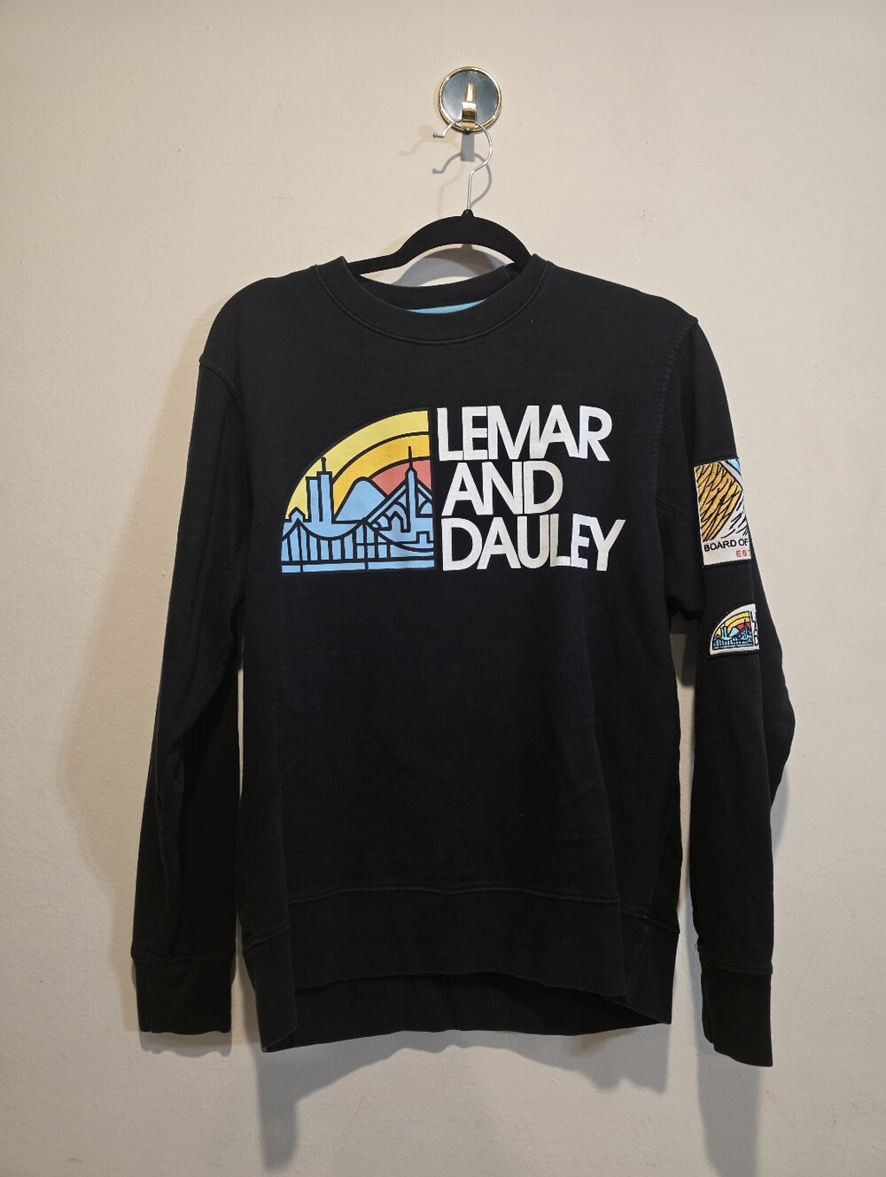 Lemar & Dauley New York's Lottery Black Long Sleeve And Sweatshirt Size S